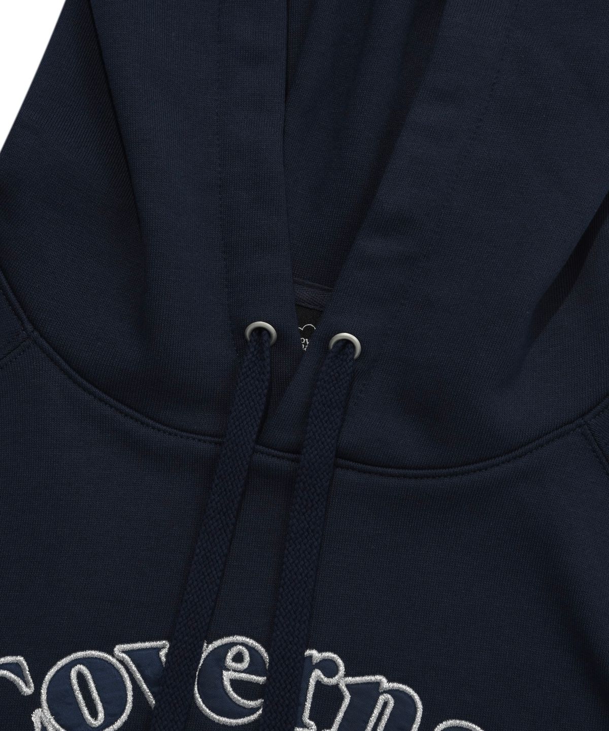 커버낫 우먼(COVERNAT WOMAN) 우먼 아치 클로버하트 크롭 후디 Navy