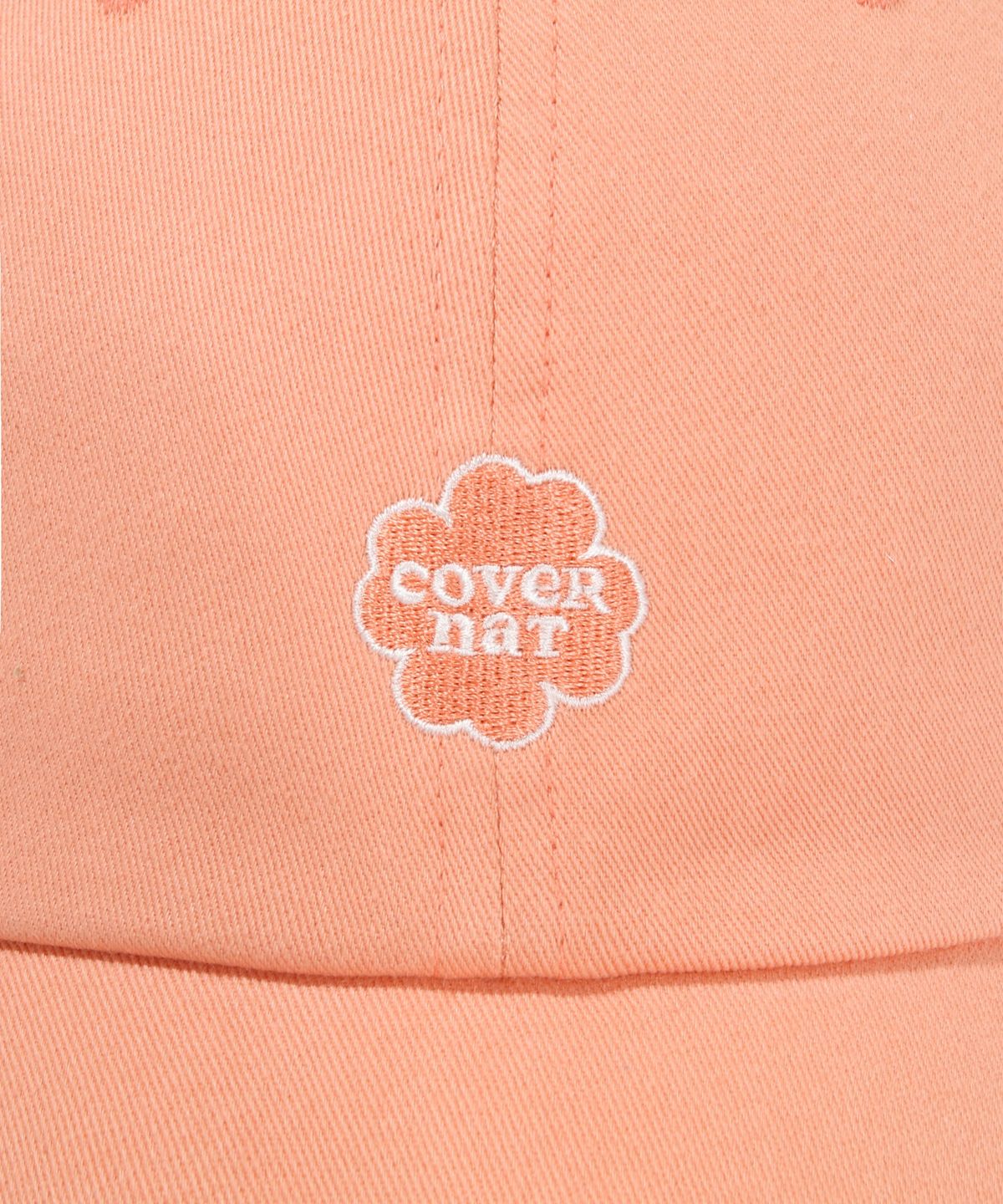 커버낫 우먼(COVERNAT WOMAN) 클로버하트 스몰 로고 볼캡 Coral