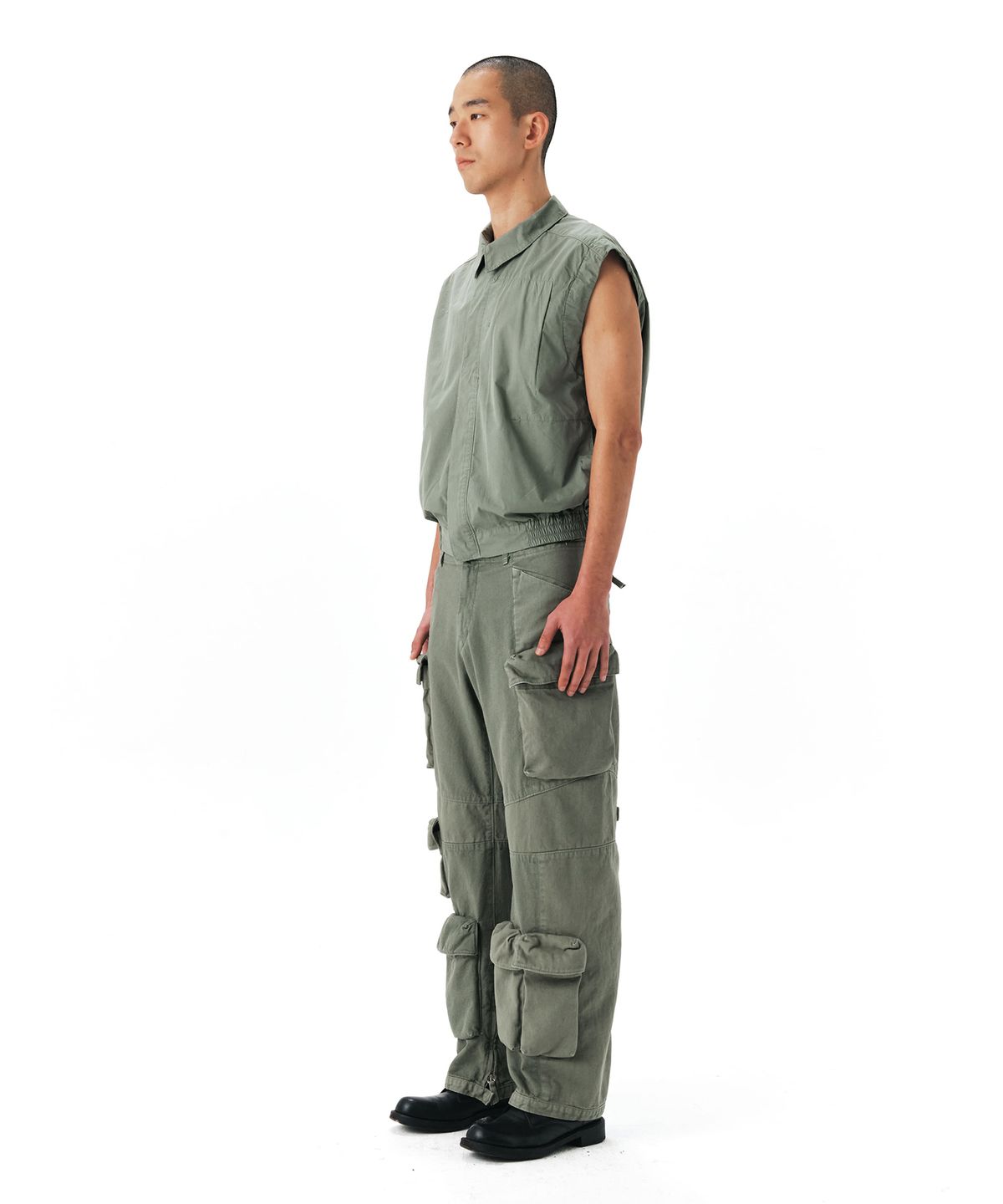 이이(EE) UTILITY CARGO PANTS OLIVE