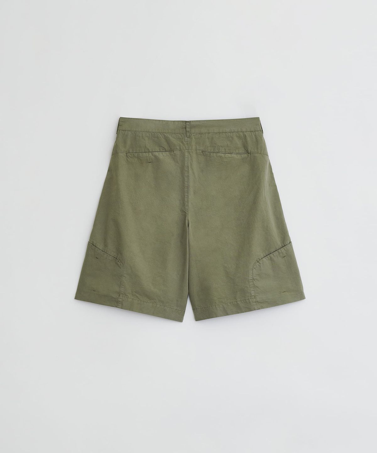 이이(EE) COTTON CARGO HALF PANTS OLIVE