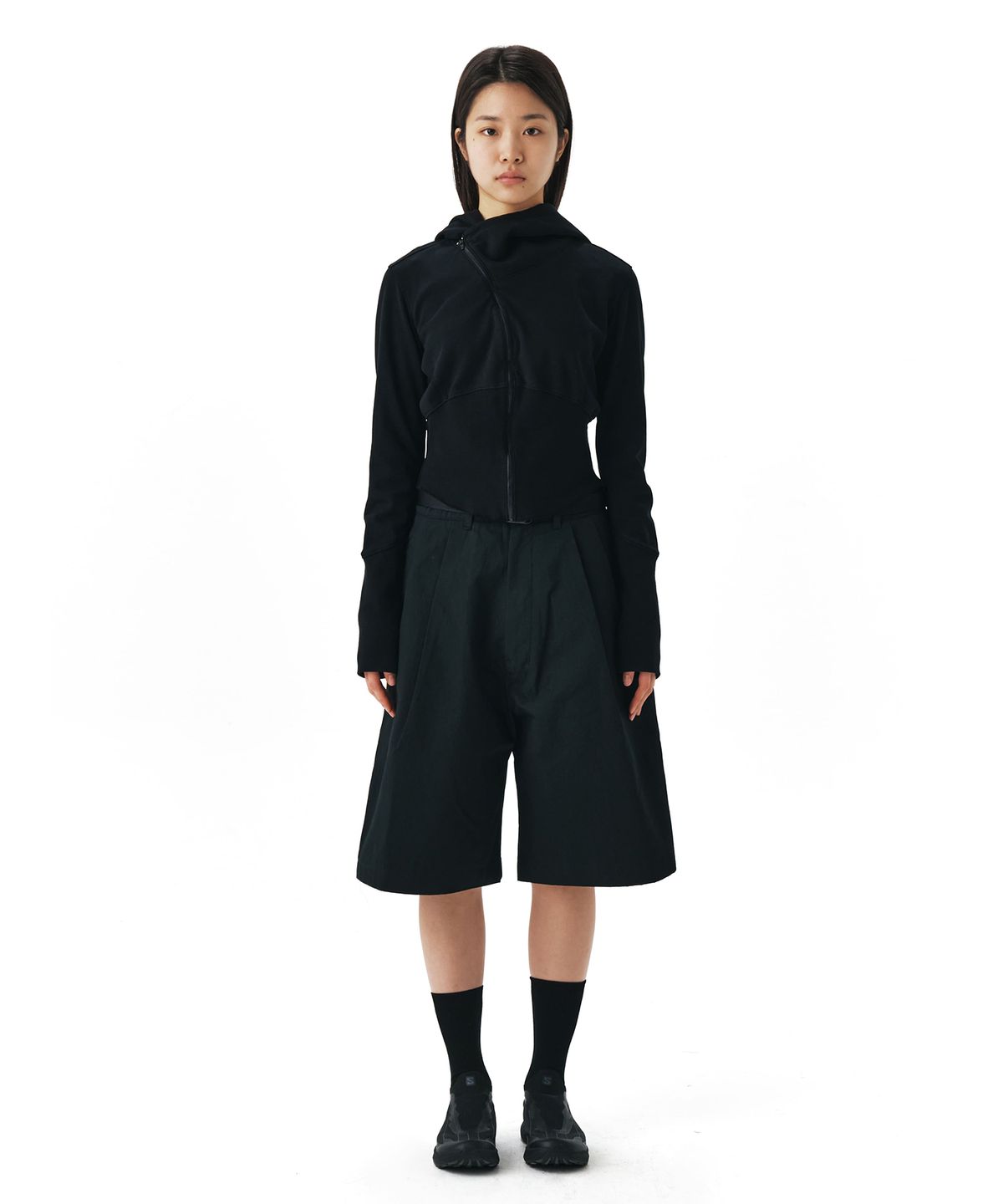 이이(EE) COTTON CARGO HALF PANTS NAVY