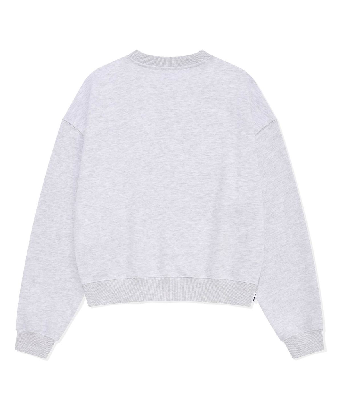 커버낫 우먼(COVERNAT WOMAN) 우먼 아치 클로버하트 셋업 맨투맨 Heather Gray