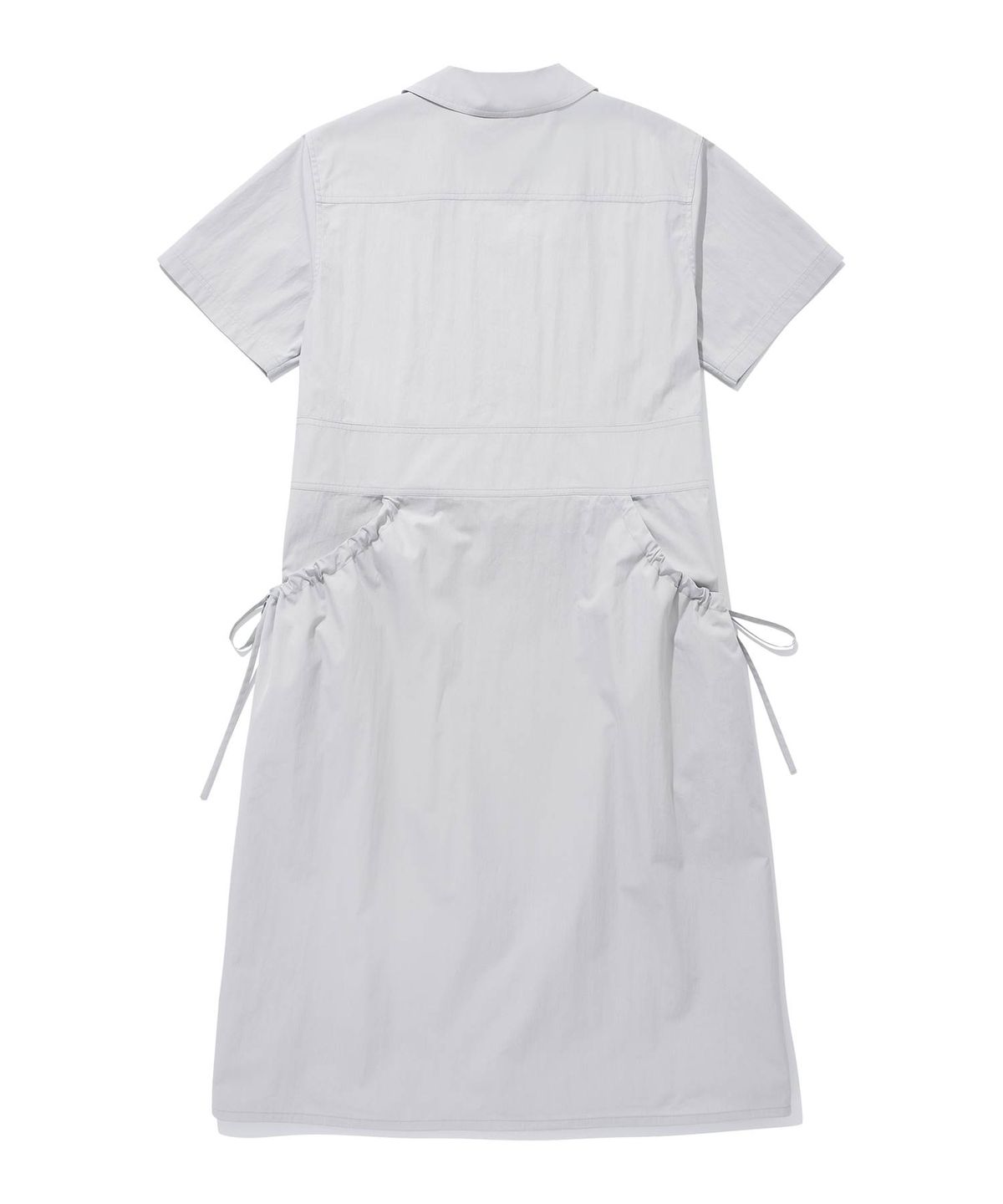 커버낫 우먼(COVERNAT WOMAN) 우먼 카라 지퍼 원피스 Light Gray