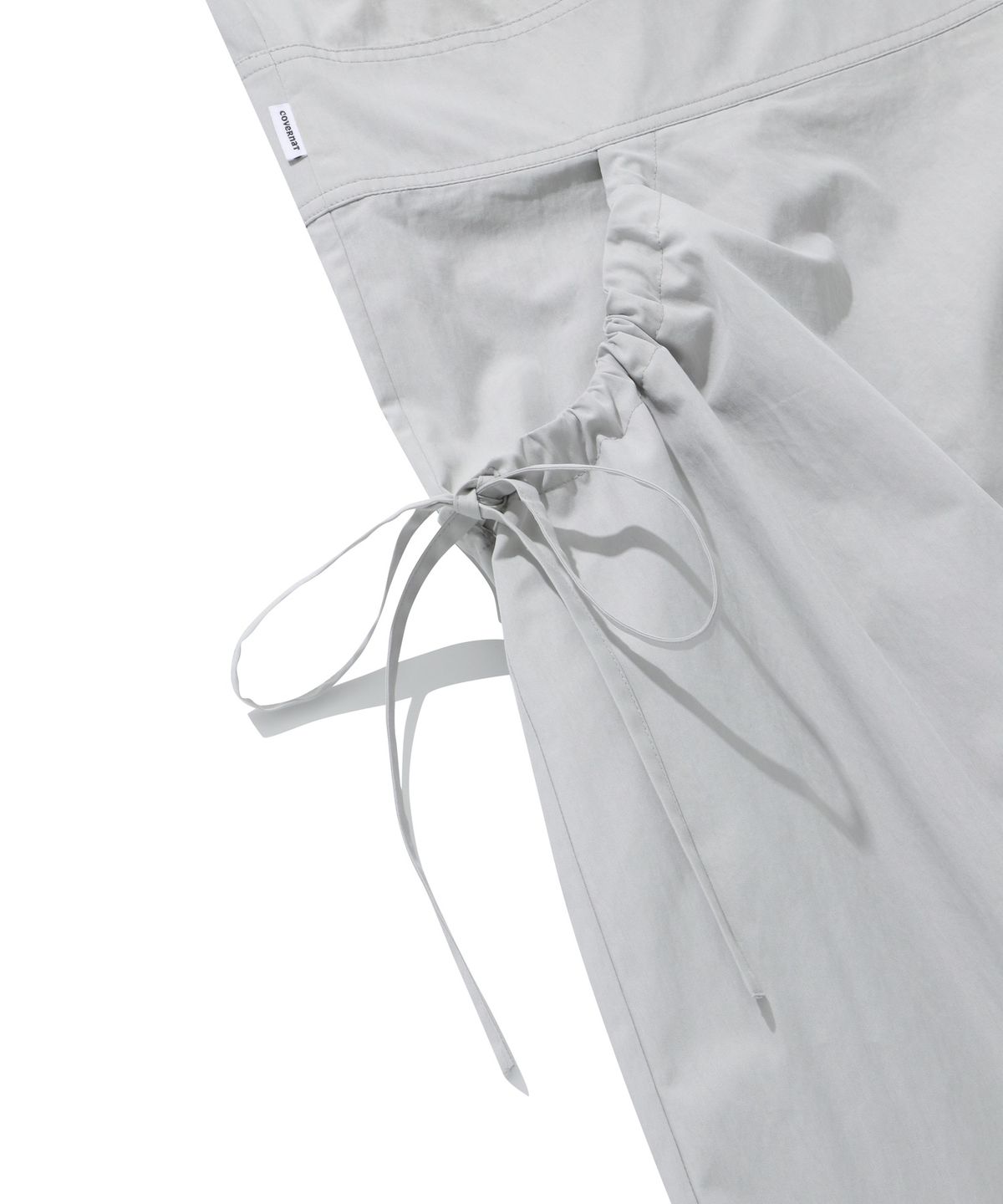 커버낫 우먼(COVERNAT WOMAN) 우먼 카라 지퍼 원피스 Light Gray
