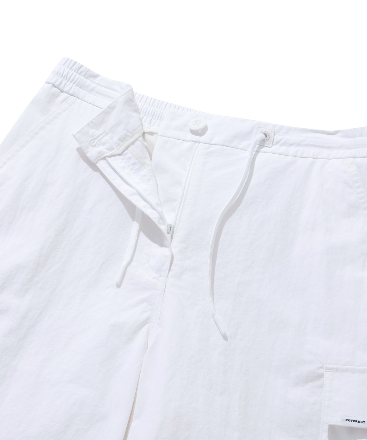 커버낫 우먼(COVERNAT WOMAN) 우먼 파라슈트 카고 팬츠 White