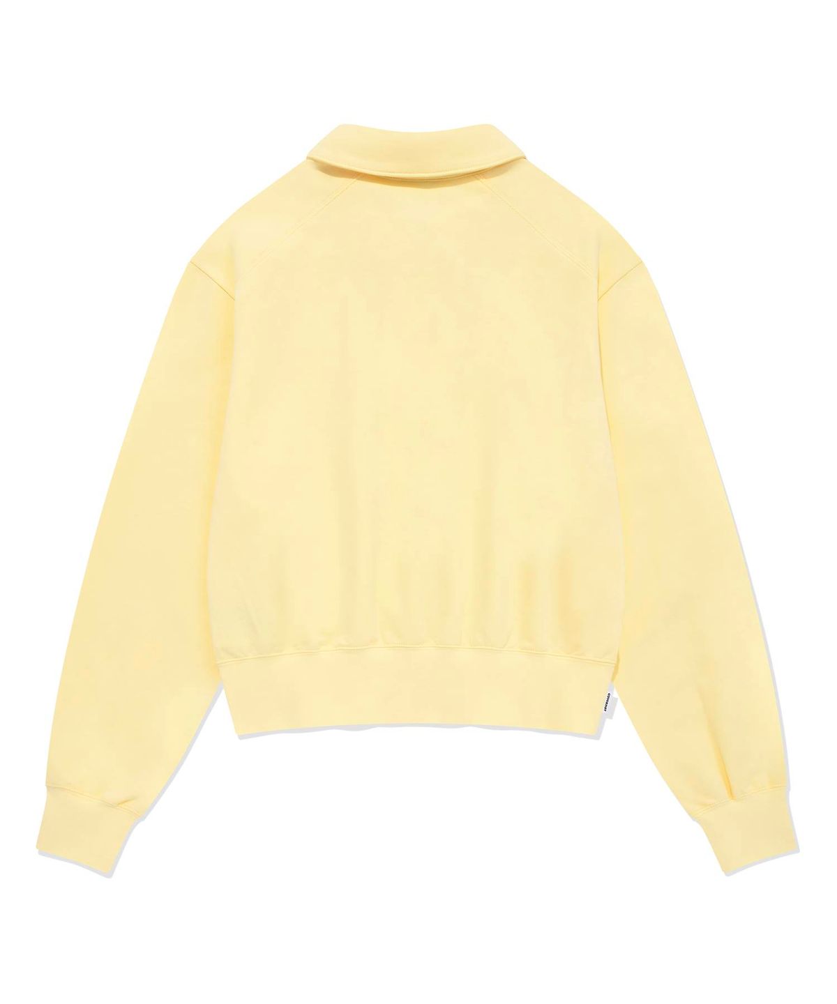 커버낫 우먼(COVERNAT WOMAN) 우먼 카라 레이스업 맨투맨 Light Yellow