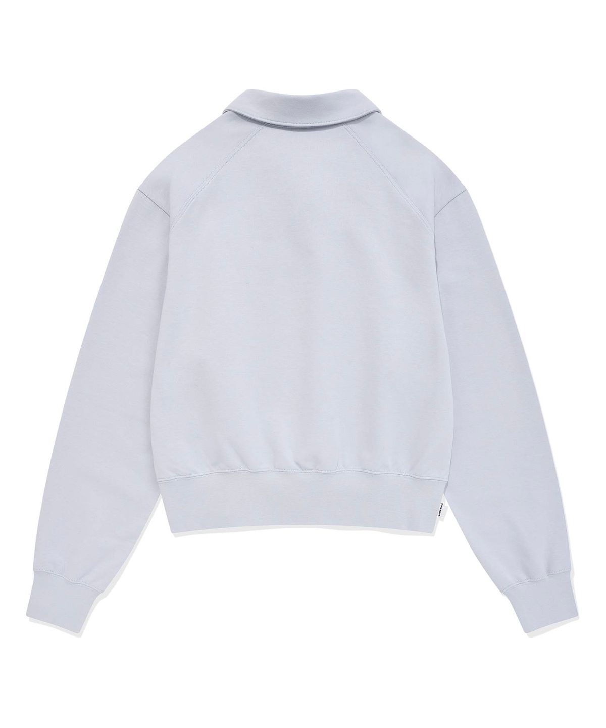 커버낫 우먼(COVERNAT WOMAN) 우먼 카라 레이스업 맨투맨 Light Blue