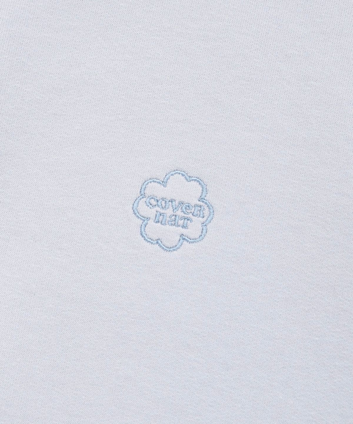 커버낫 우먼(COVERNAT WOMAN) 우먼 카라 레이스업 맨투맨 Light Blue