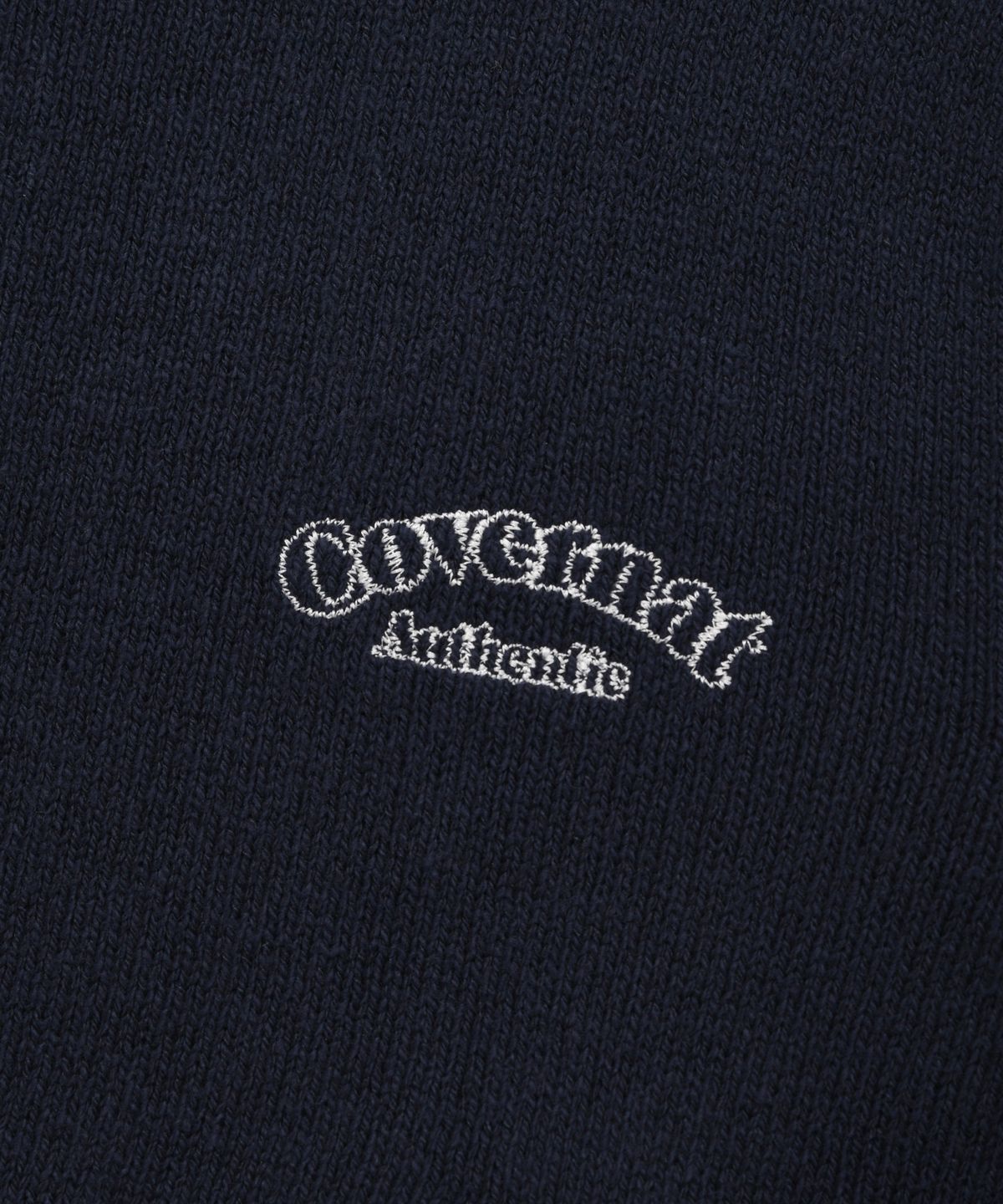 커버낫 우먼(COVERNAT WOMAN) 우먼 하이넥 집업 니트 Navy