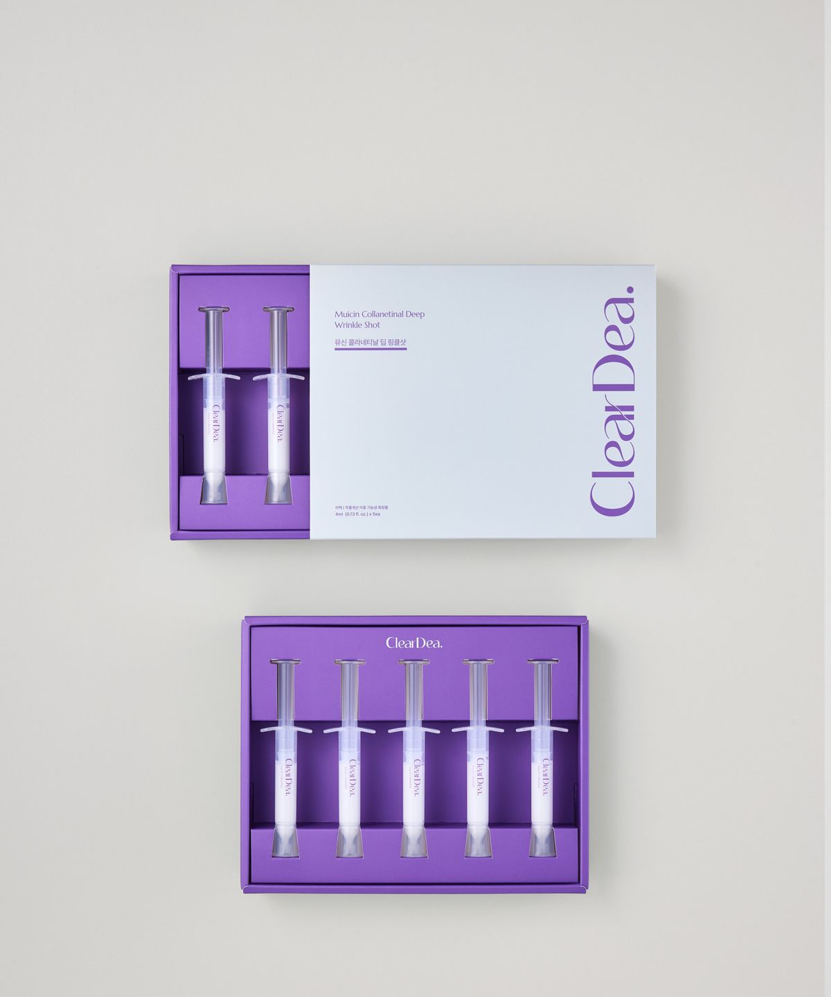 클리어디어(CLEARDEA) [앰플 2매 증정] 뮤신 콜라네티날 딥 링클샷 (4mlx5ea)