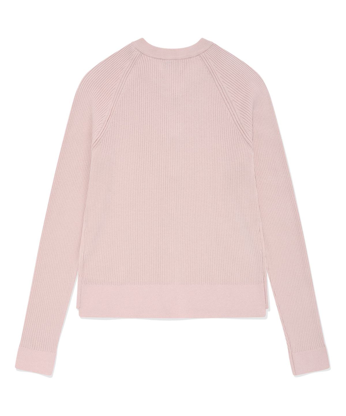 커버낫 우먼(COVERNAT WOMAN) 우먼 언발란스 니트 가디건 Light Pink