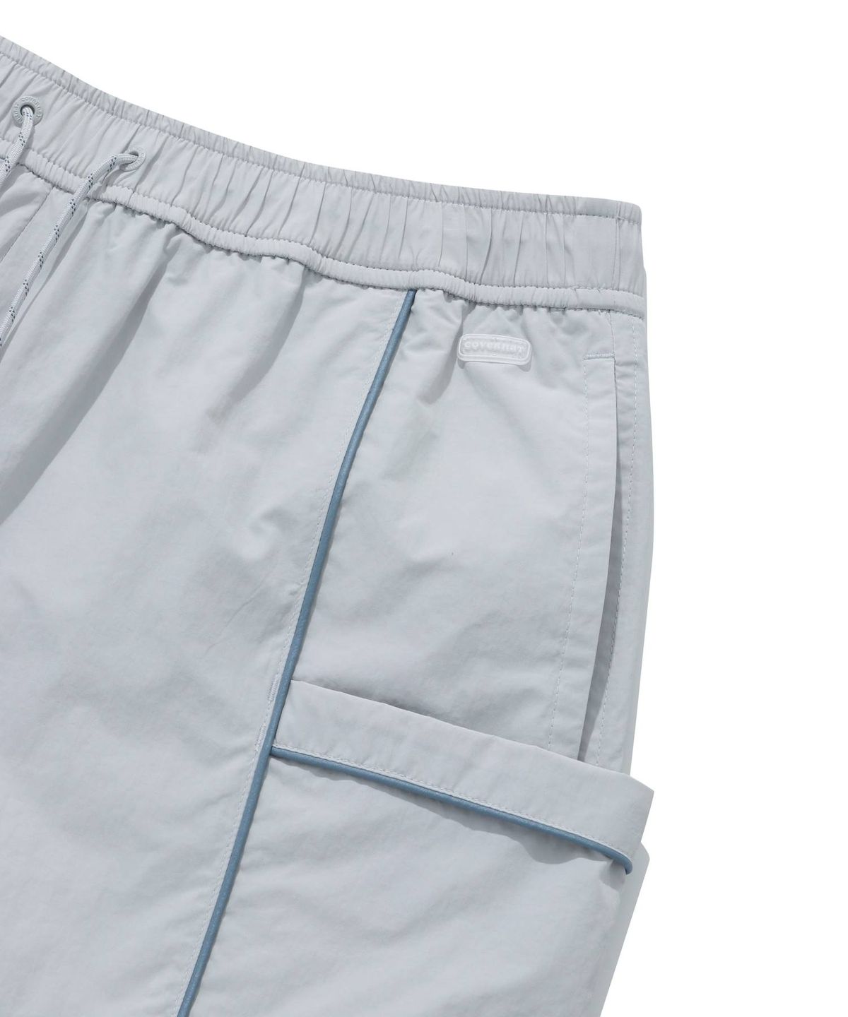 커버낫 우먼(COVERNAT WOMAN) 우먼 파이핑 포켓 셋업 쇼츠 Light Gray