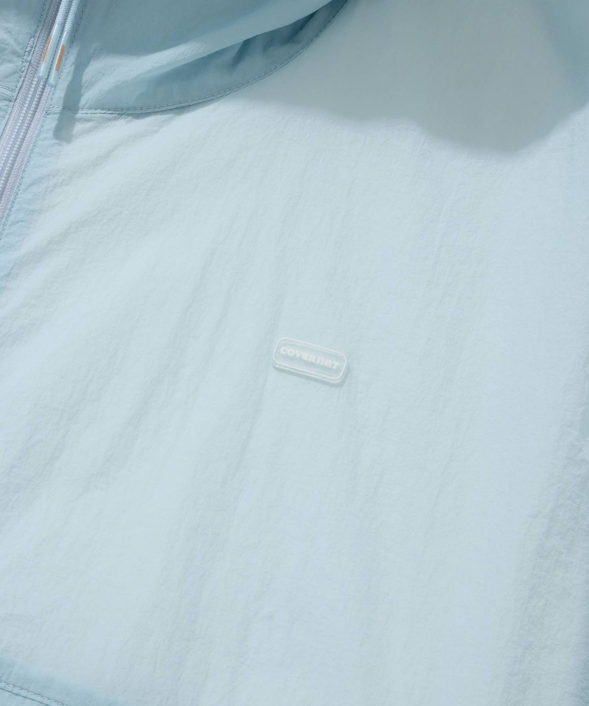 커버낫 우먼(COVERNAT WOMAN) 우먼 시어나일론 패커블 윈드브레이커 점퍼 Light Blue