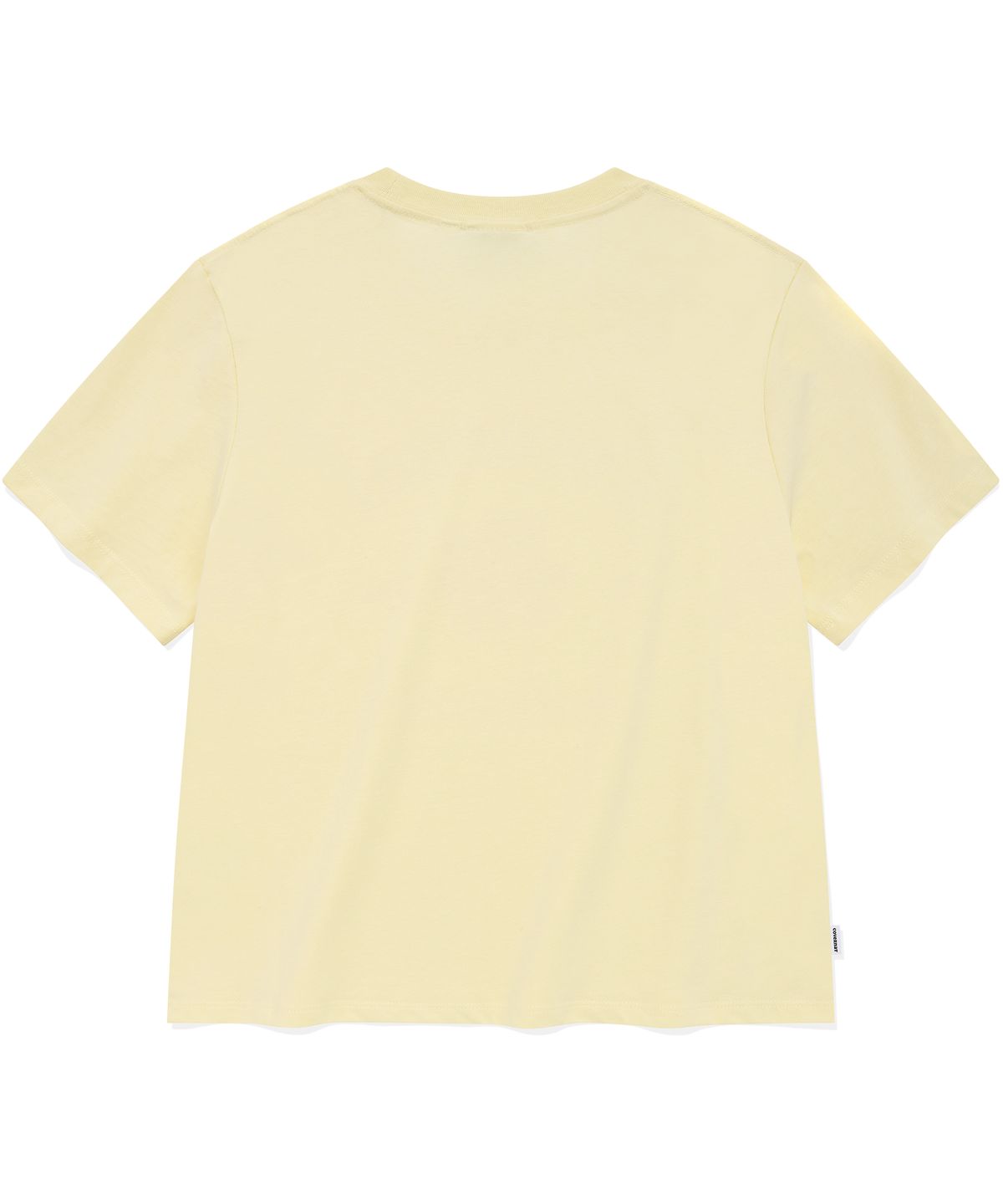 커버낫 우먼(COVERNAT WOMAN) 우먼 아치 클로버하트 티셔츠 Light Yellow