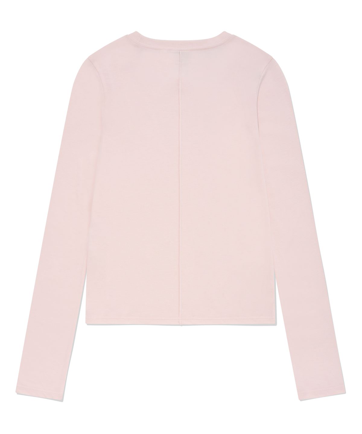 커버낫 우먼(COVERNAT WOMAN) 우먼 라운드넥 슬림 롱슬리브 Light Pink
