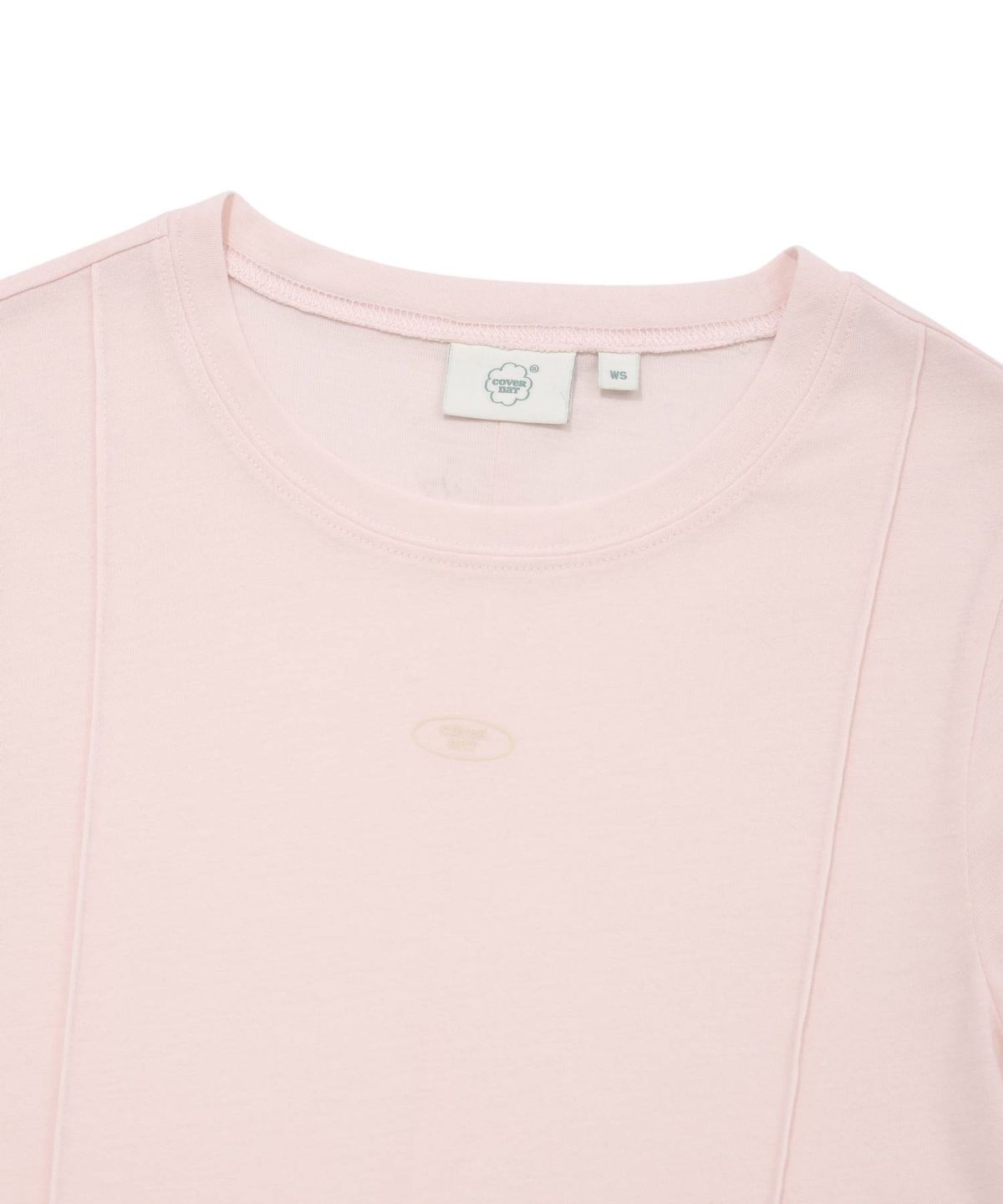 커버낫 우먼(COVERNAT WOMAN) 우먼 라운드넥 슬림 롱슬리브 Light Pink