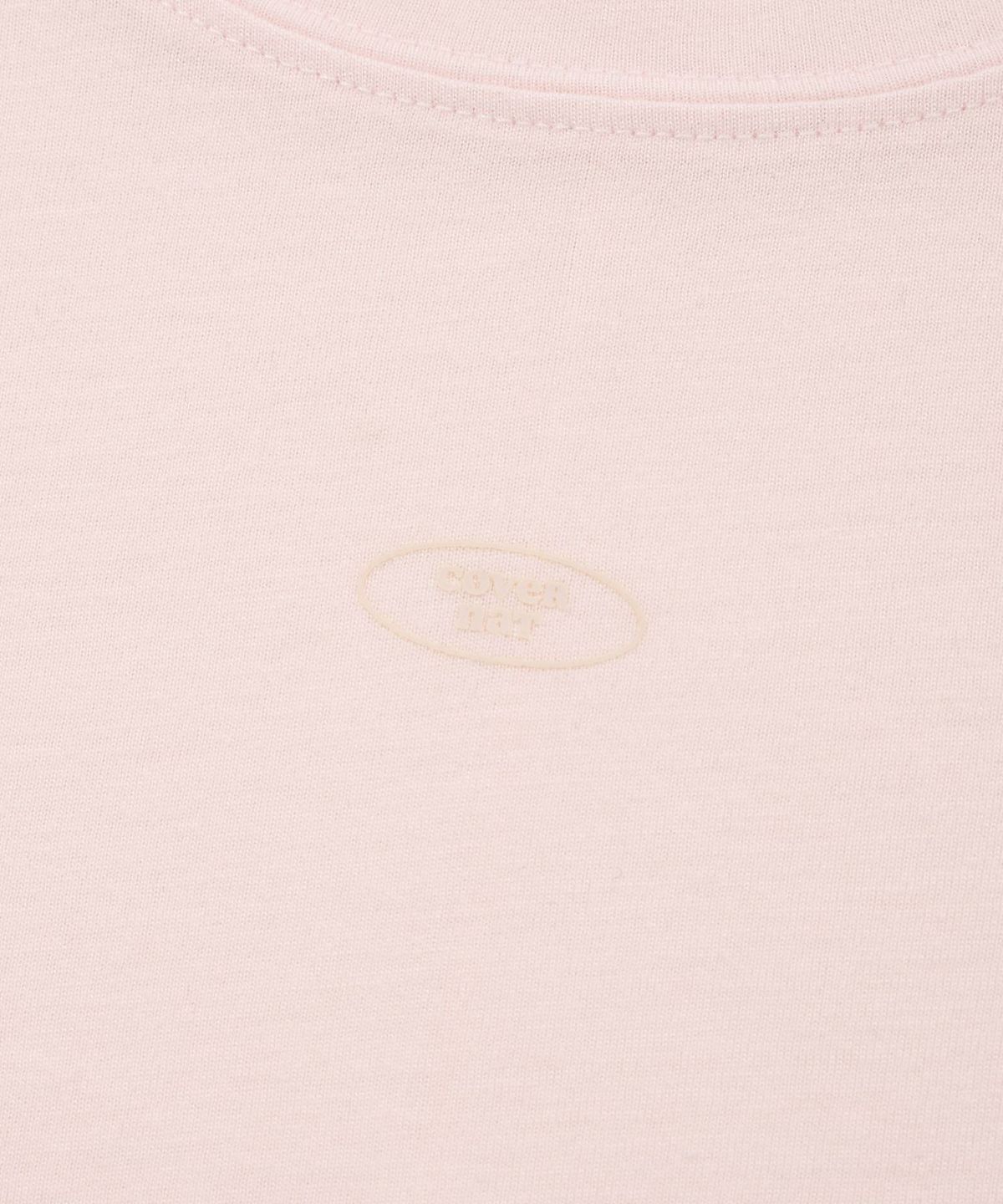 커버낫 우먼(COVERNAT WOMAN) 우먼 라운드넥 슬림 롱슬리브 Light Pink