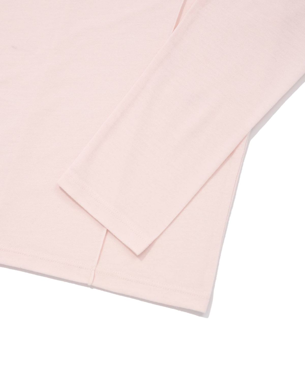 커버낫 우먼(COVERNAT WOMAN) 우먼 라운드넥 슬림 롱슬리브 Light Pink