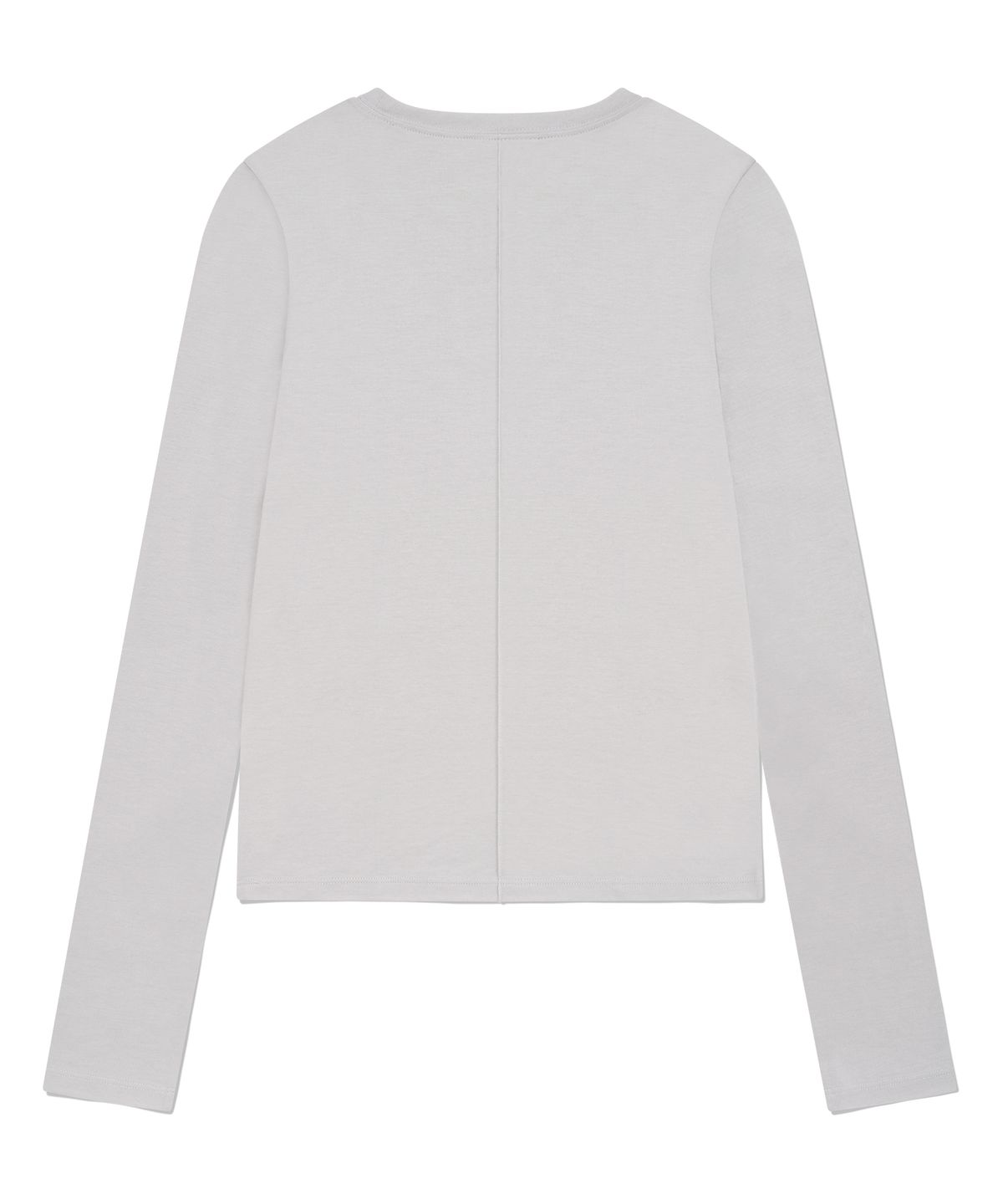 커버낫 우먼(COVERNAT WOMAN) 우먼 라운드넥 슬림 롱슬리브 Light Gray