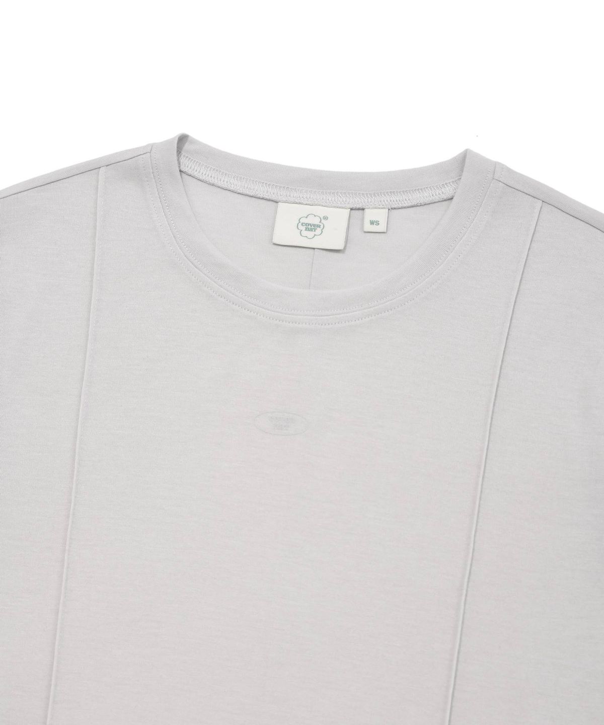 커버낫 우먼(COVERNAT WOMAN) 우먼 라운드넥 슬림 롱슬리브 Light Gray