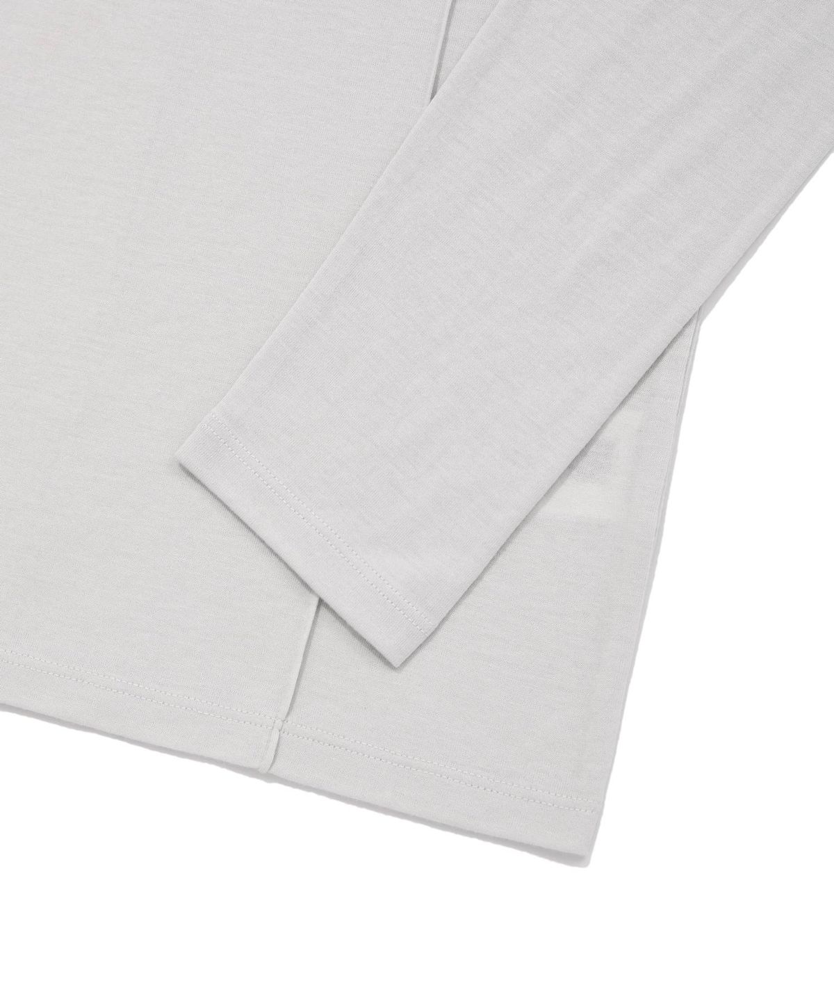 커버낫 우먼(COVERNAT WOMAN) 우먼 라운드넥 슬림 롱슬리브 Light Gray