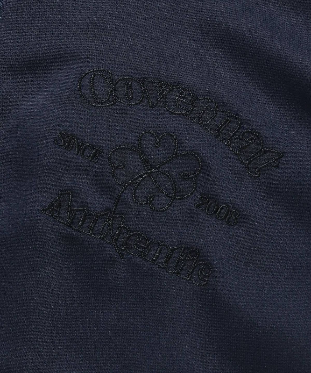 커버낫 우먼(COVERNAT WOMAN) 우먼 아치 클로버하트 스카잔 자켓 Navy