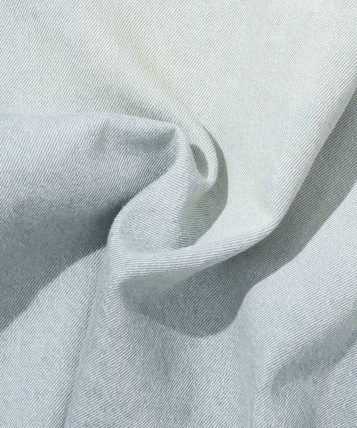 커버낫 우먼(COVERNAT WOMAN) 우먼 포켓 데님 하프 셔츠 Light Blue