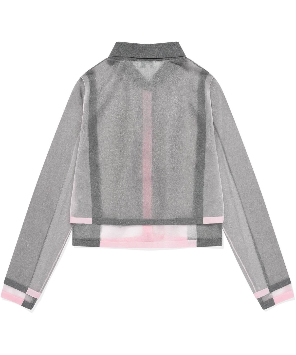커버낫 우먼(COVERNAT WOMAN) 우먼 레이어드 카라 니트 가디건 Light Pink