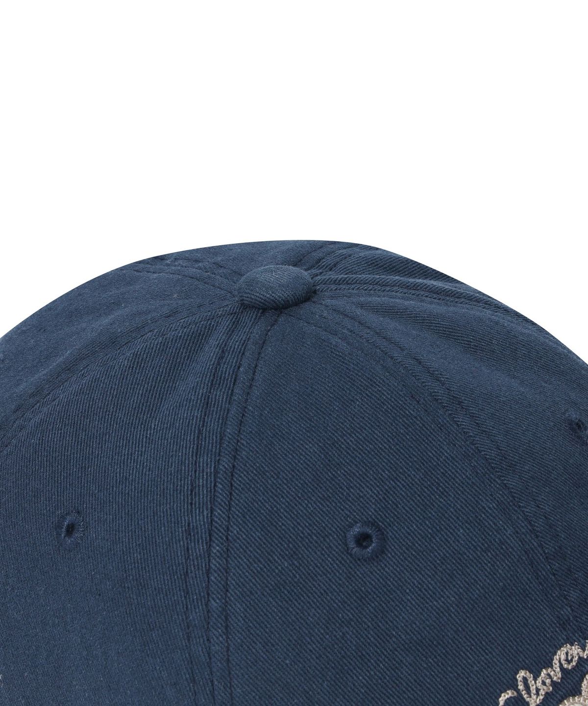 커버낫 우먼(COVERNAT WOMAN) 클로버하트 부클자수 볼캡 Navy