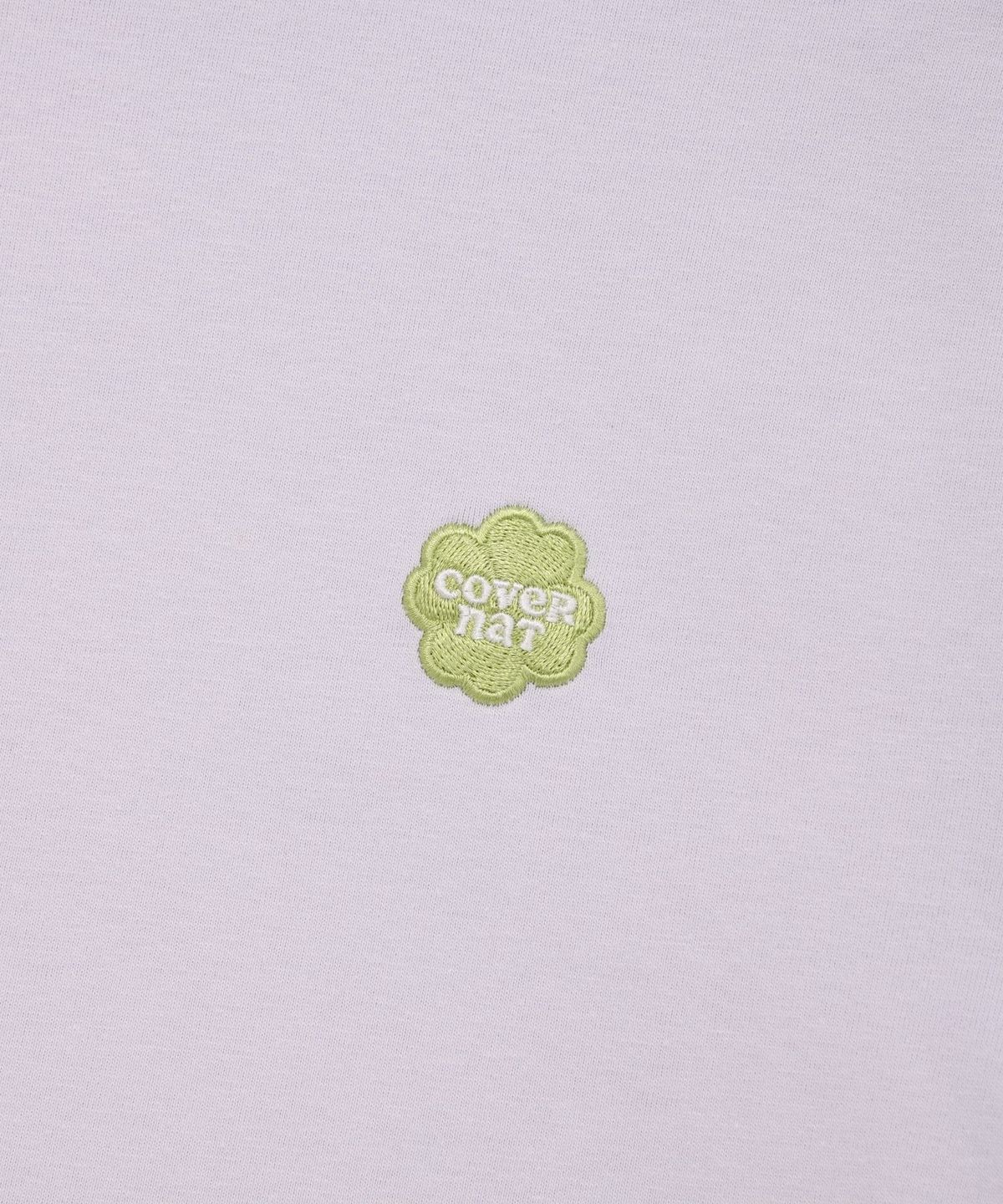 커버낫 우먼(COVERNAT WOMAN) 우먼 스몰 클로버하트 티셔츠 Light Purple