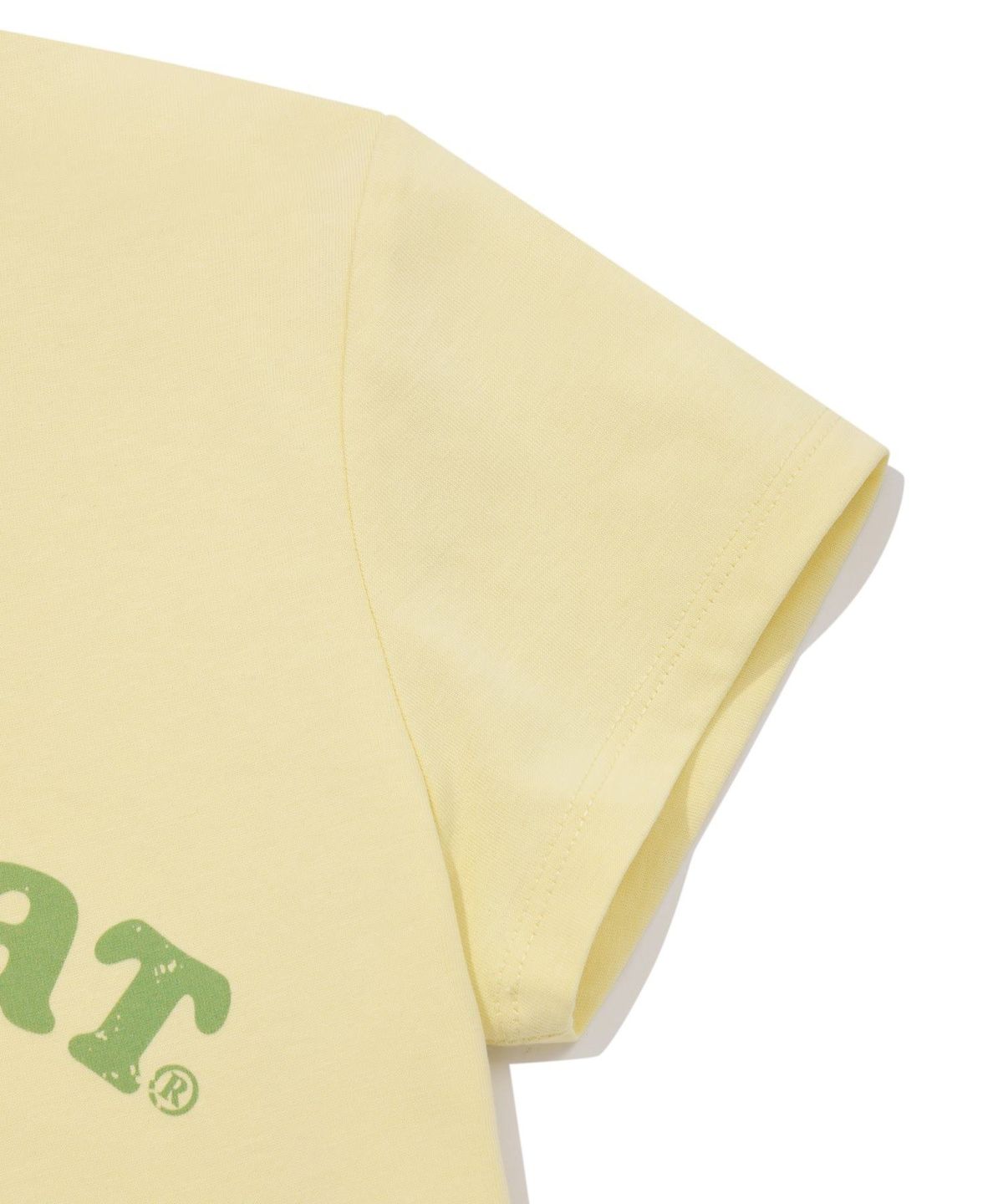 커버낫 우먼(COVERNAT WOMAN) 우먼 크롭 프루트 티셔츠 Light Yellow