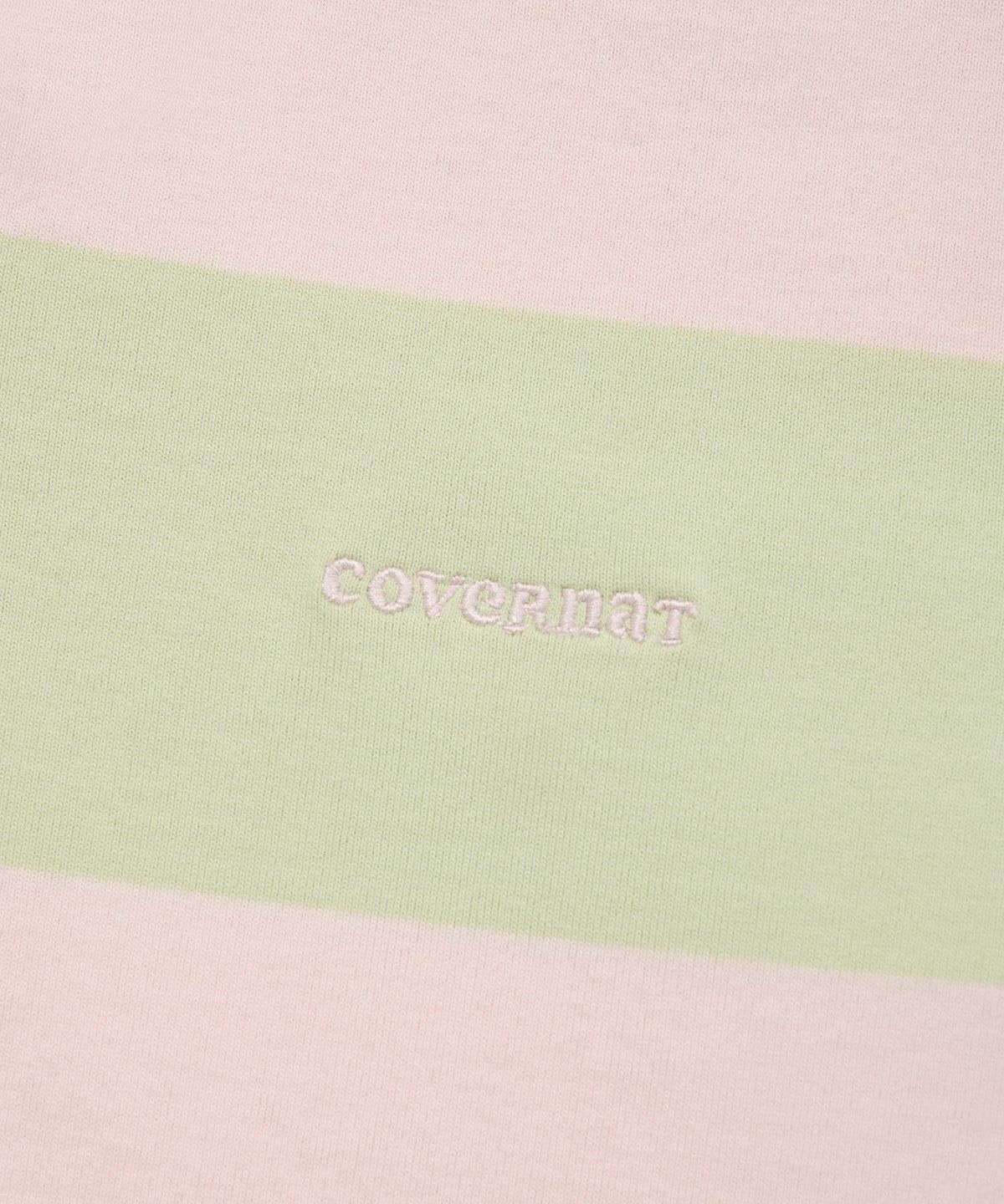 커버낫 우먼(COVERNAT WOMAN) 우먼 크롭 럭비 티셔츠 Light Pink