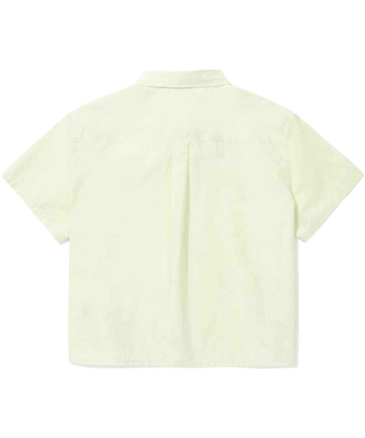 커버낫 우먼(COVERNAT WOMAN) 우먼 포플린 반팔 셔츠 Light Green
