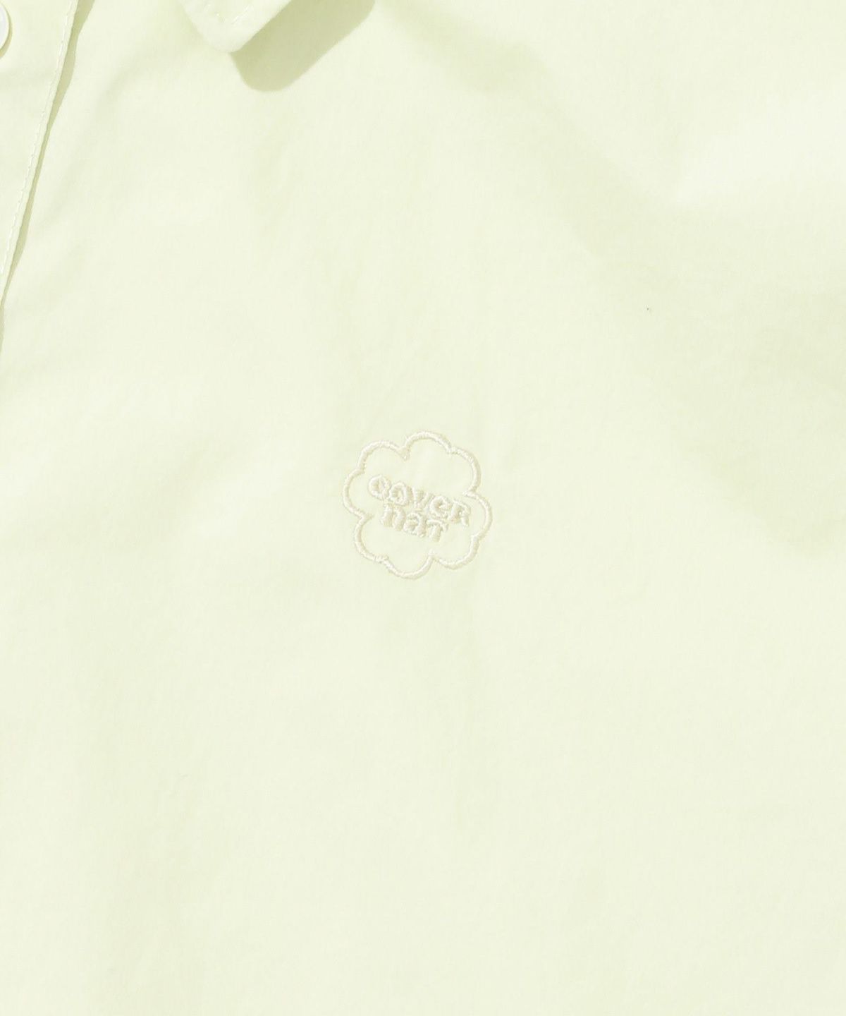 커버낫 우먼(COVERNAT WOMAN) 우먼 포플린 반팔 셔츠 Light Green