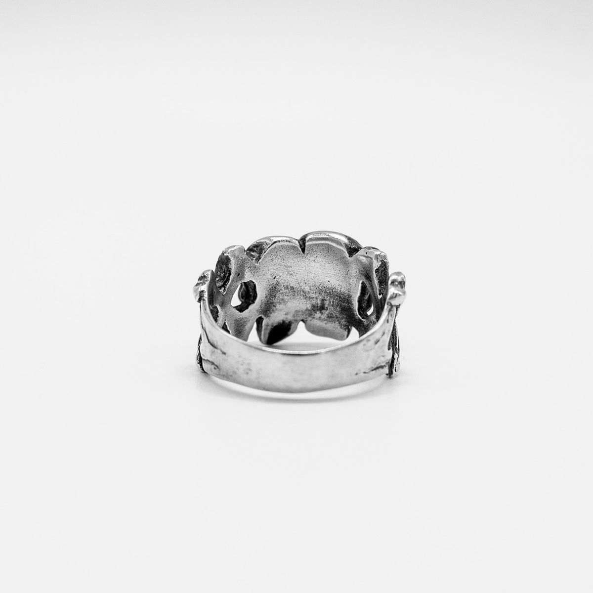 로우하이드(RAWHYDE) Happy Sad Skull Ring