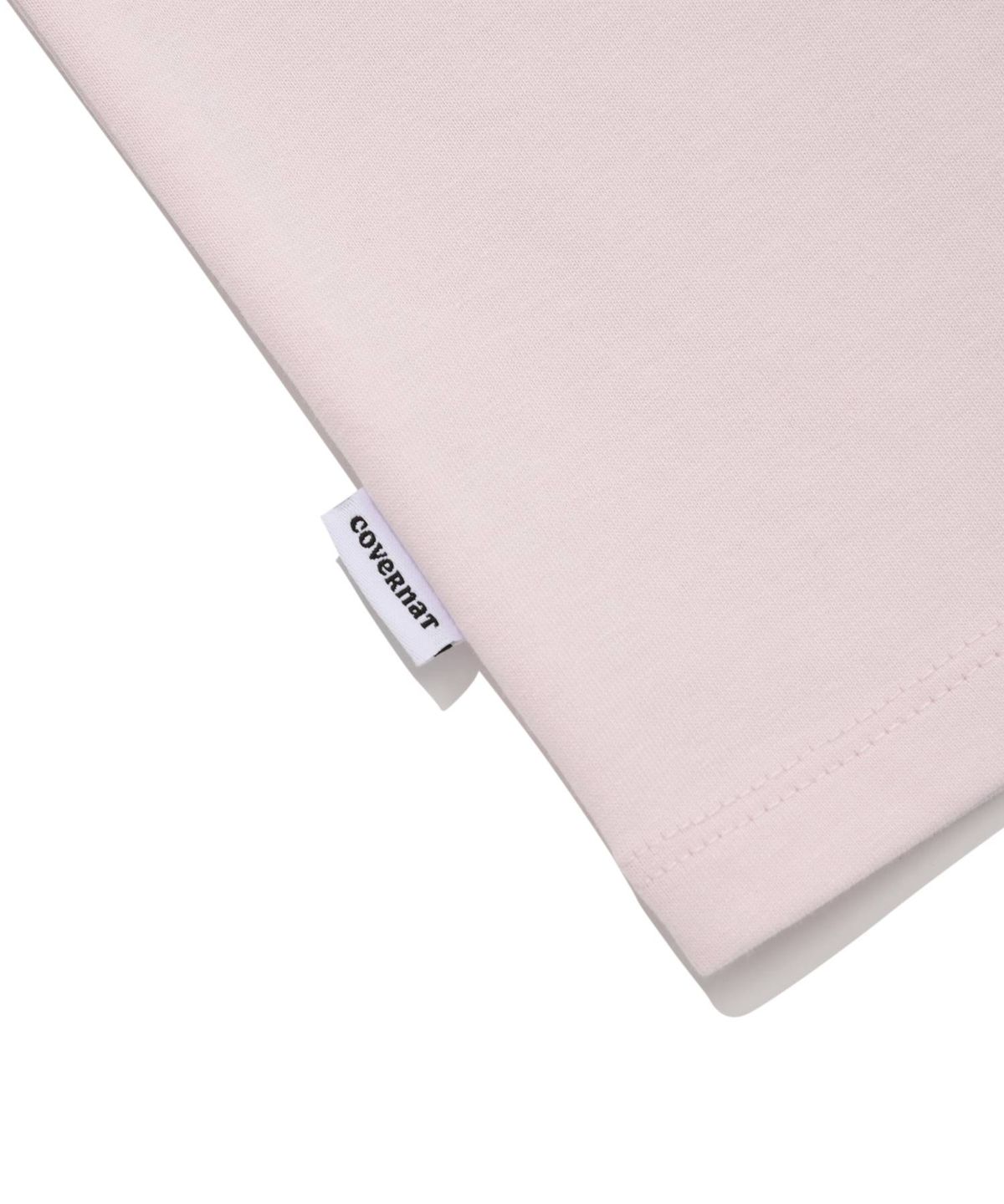 커버낫 우먼(COVERNAT WOMAN) 우먼 클로버하트 링거 티셔츠 Light Pink