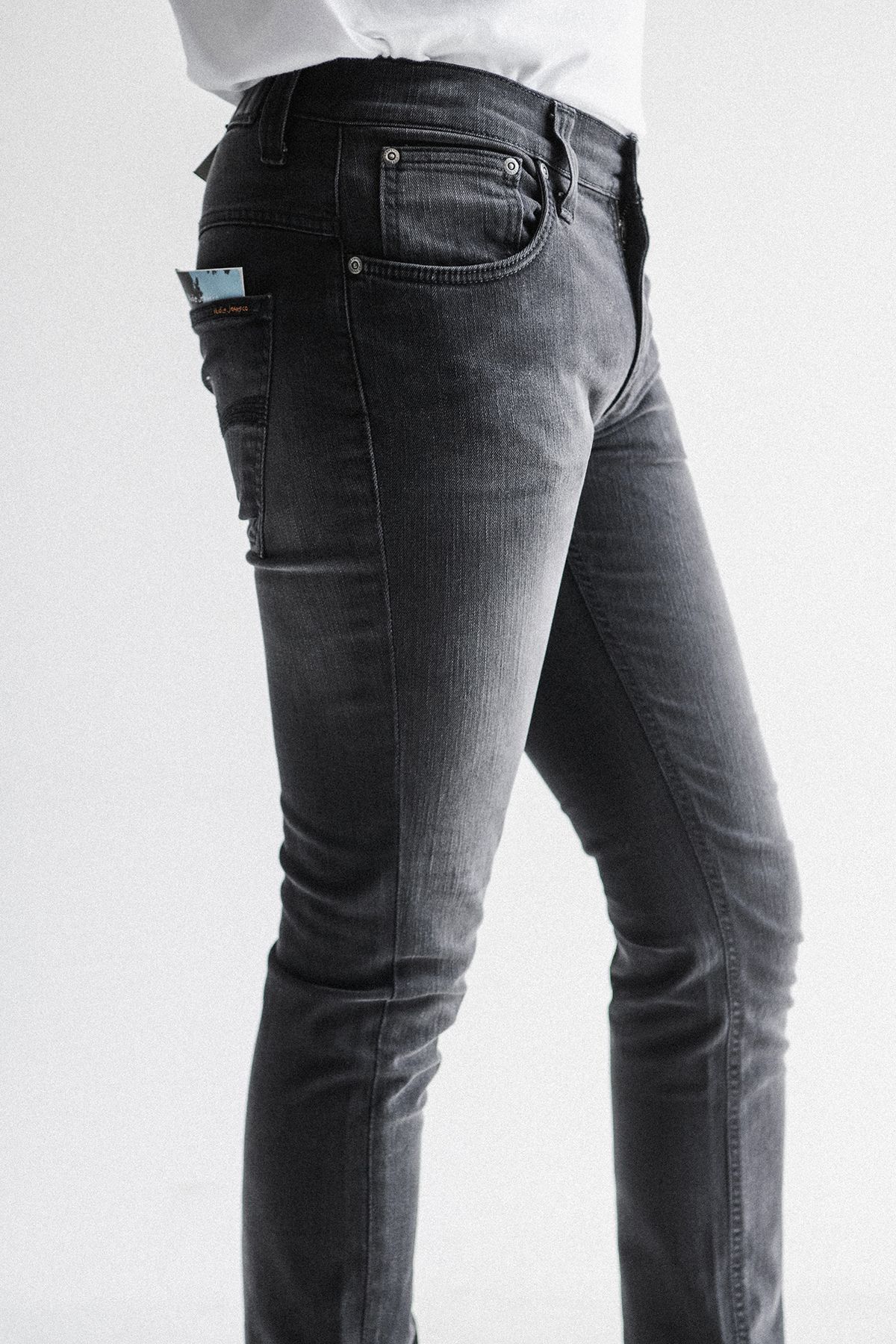 누디진(NUDIEJEANS) 씬핀 Black Brutus 111931