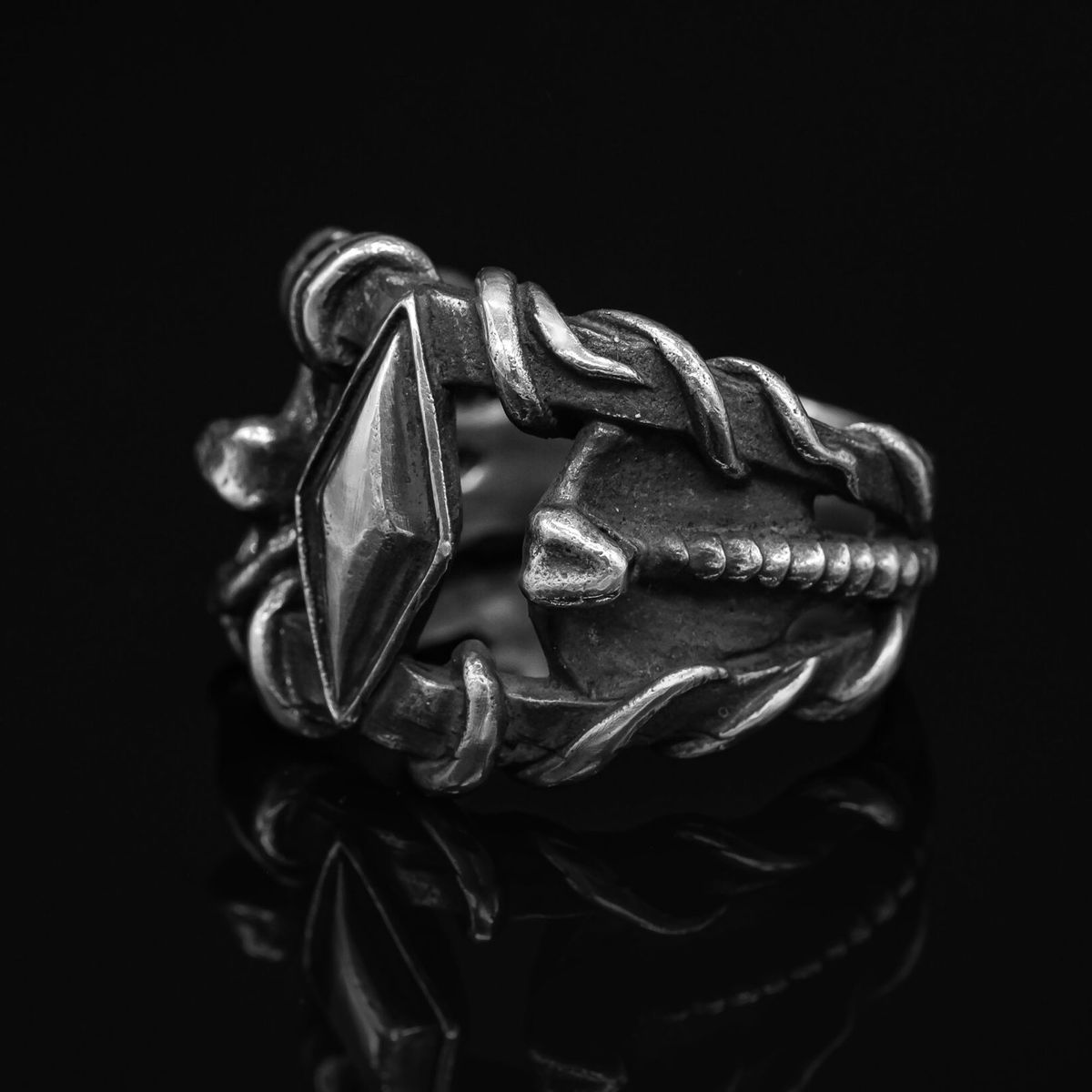 로우하이드(RAWHYDE) Twisting Cobra Ring