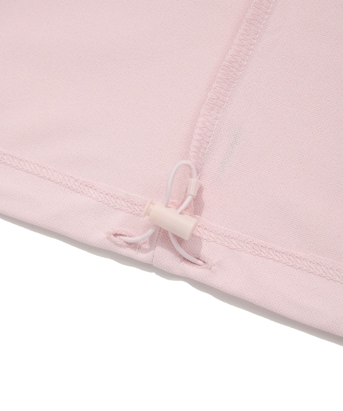 커버낫 우먼(COVERNAT WOMAN) 우먼 쿠퍼 로고 아이스 크롭 티셔츠 Light Pink