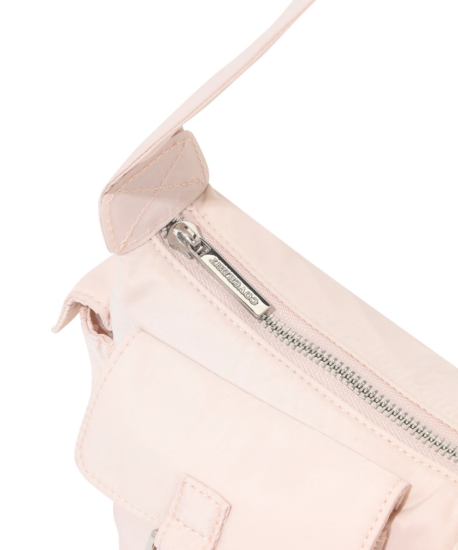 ★COVERNAT WOMAN★ Cloverheart glossy cylindrical bag silver MUSINSA | COVERNAT WOMAN Clover Heart Glossy Two Pocket