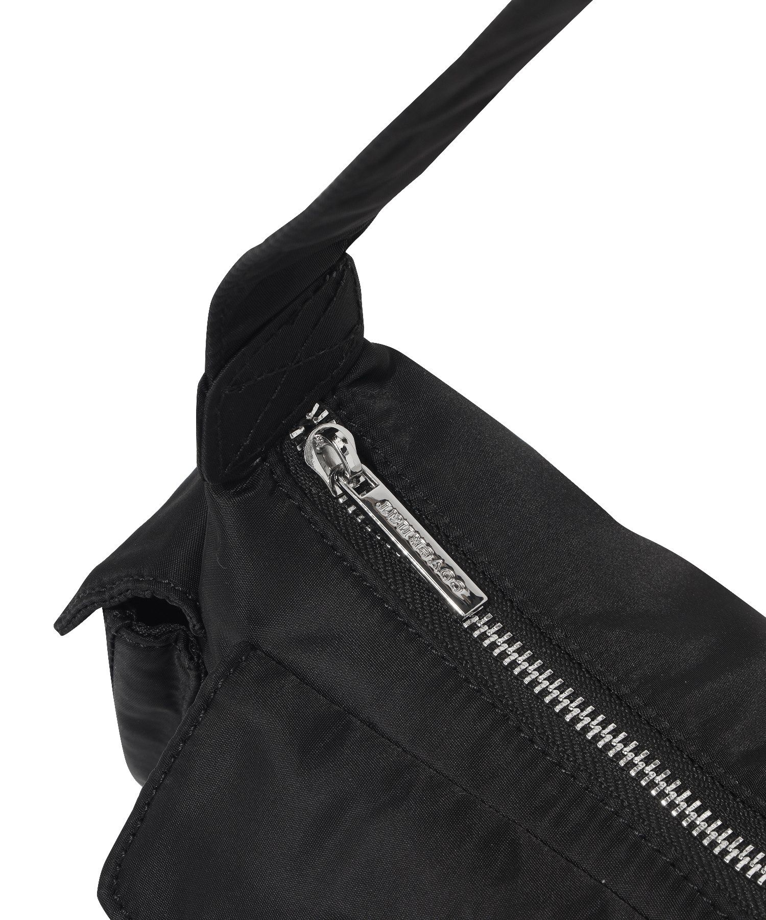 ★COVERNAT WOMAN★ Cloverheart padded shoulder bag black CO2 MUSINSA | COVERNAT WOMAN Clover Heart Square Shoulder Bag Black