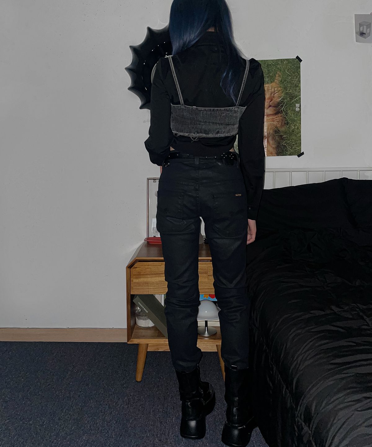 누디진(NUDIEJEANS) 씬핀 Organic Back 2 Black 111555
