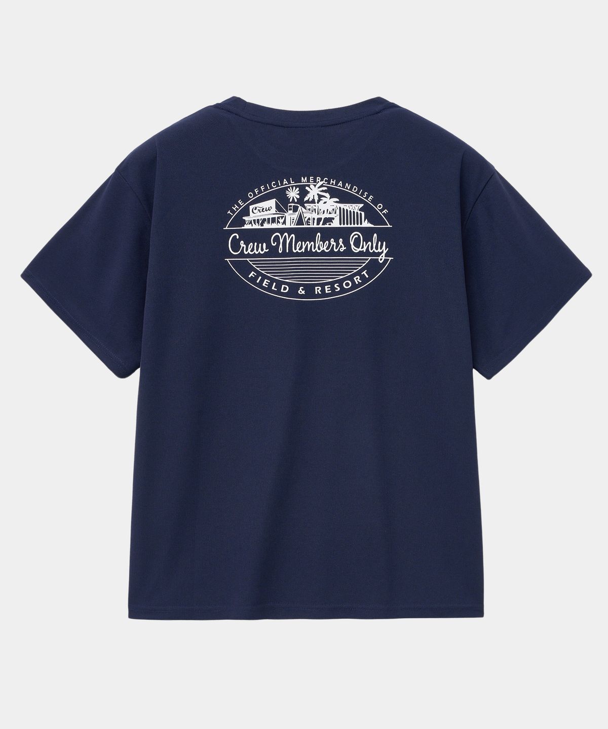 크루멤버스온리(CREW MEMBERS ONLY) RESORT LOGO ROUND T NAVY