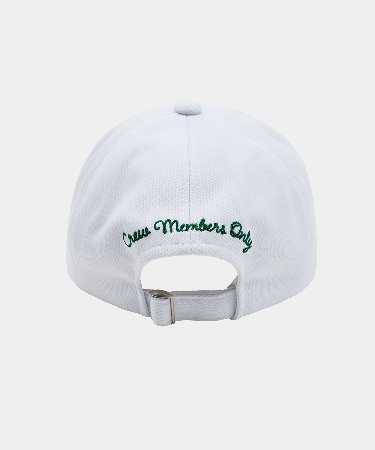 크루멤버스온리(CREW MEMBERS ONLY) RESORT LOGO STRING CAP WHITE
