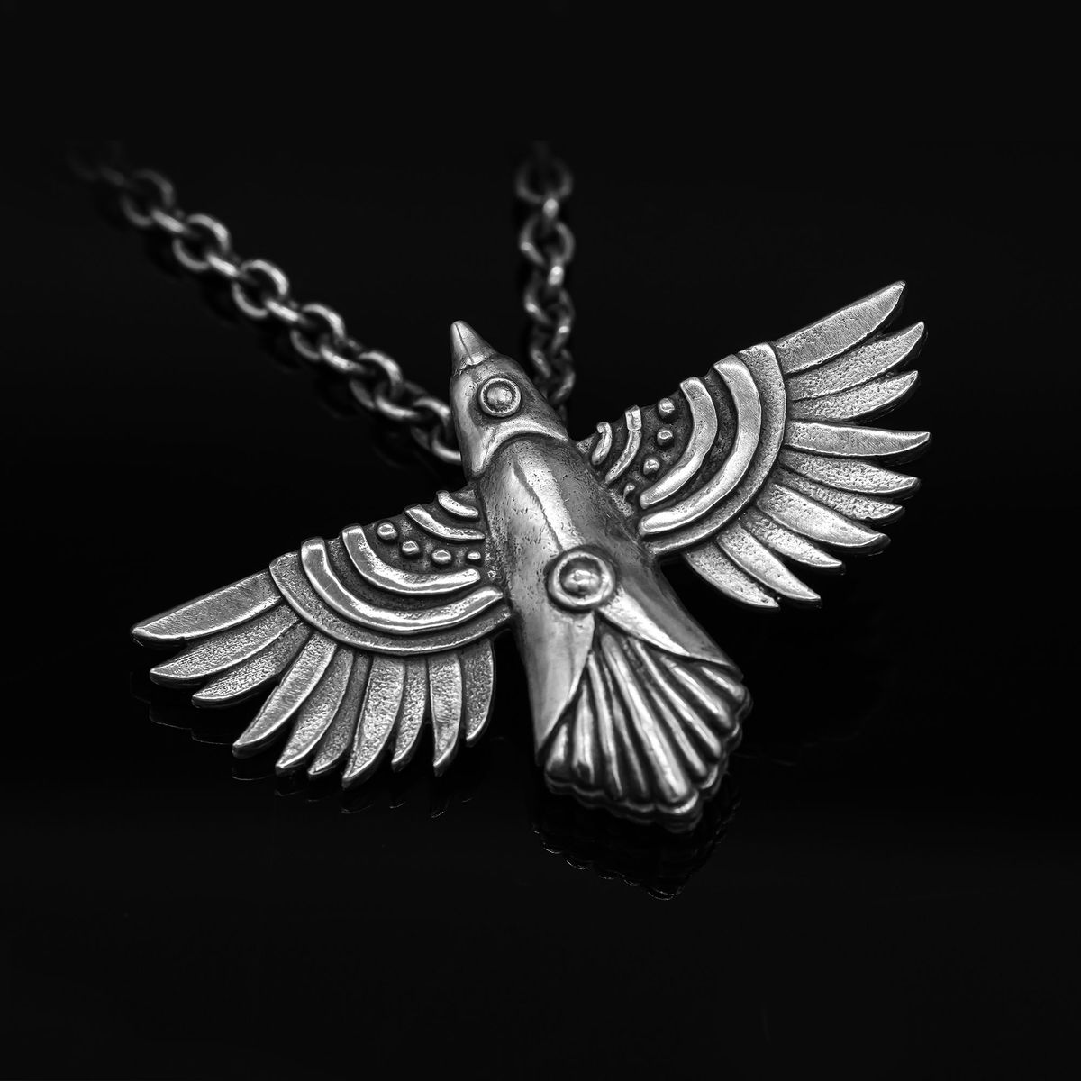 로우하이드(RAWHYDE) Azteca Bird Pendant