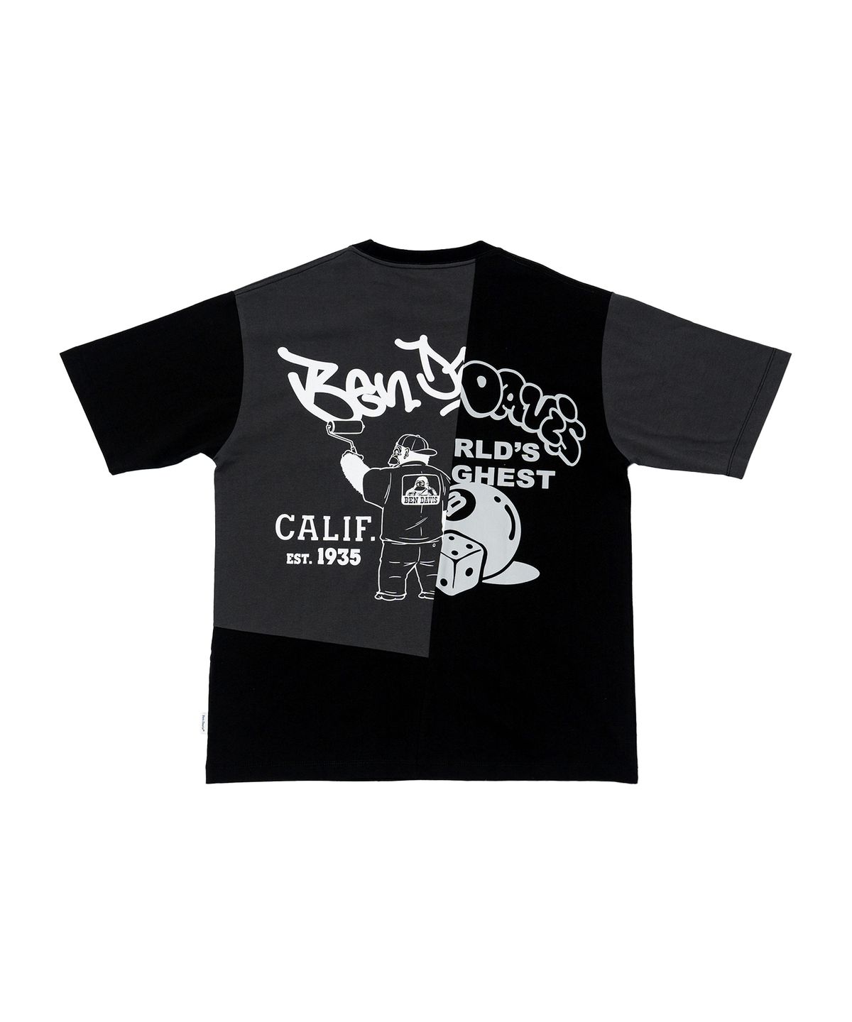 벤 데이비스(BEN DAVIS) WHITE LABEL FRANKEN TEE OATMEAL