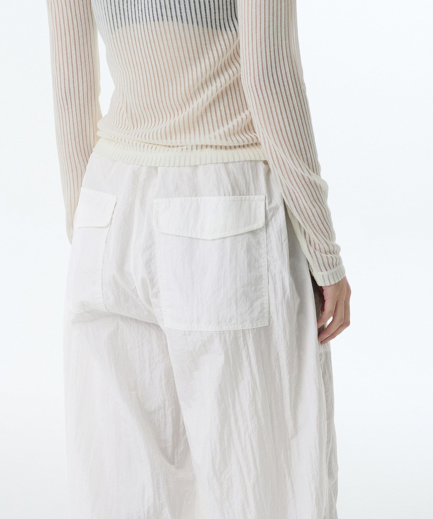 ●MUSINSA STANDARD● BRIGHT NYLON PARACHUTE PANTS MUSINSA | MUSINSA STANDARD WOMAN Women's Bright Nylon