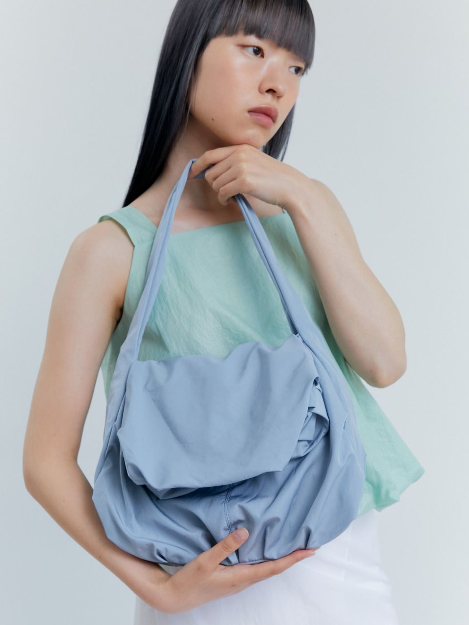 人気 ☆ACOC☆BLOOMING HOBO BAG MUSINSA | ACOC Blooming Hobo Bag_Deep blue
