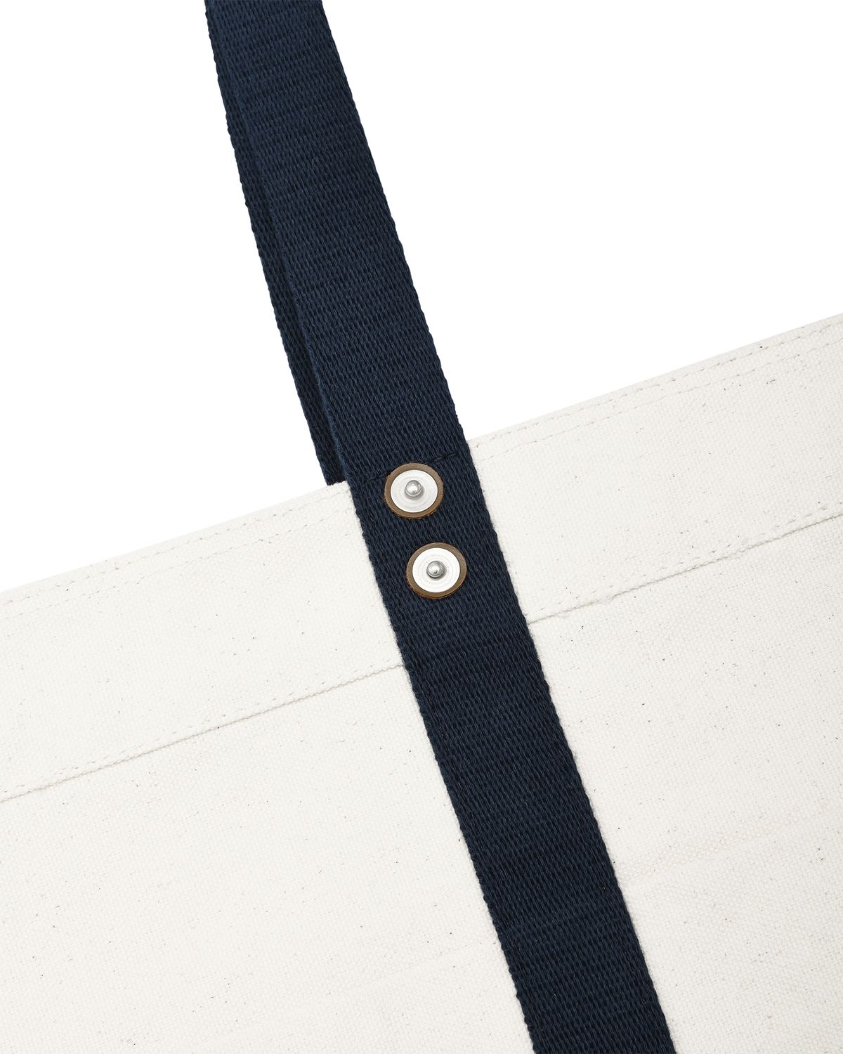 앵글런(ANGLAN) Around Canvas Big Tote Bag - Navy