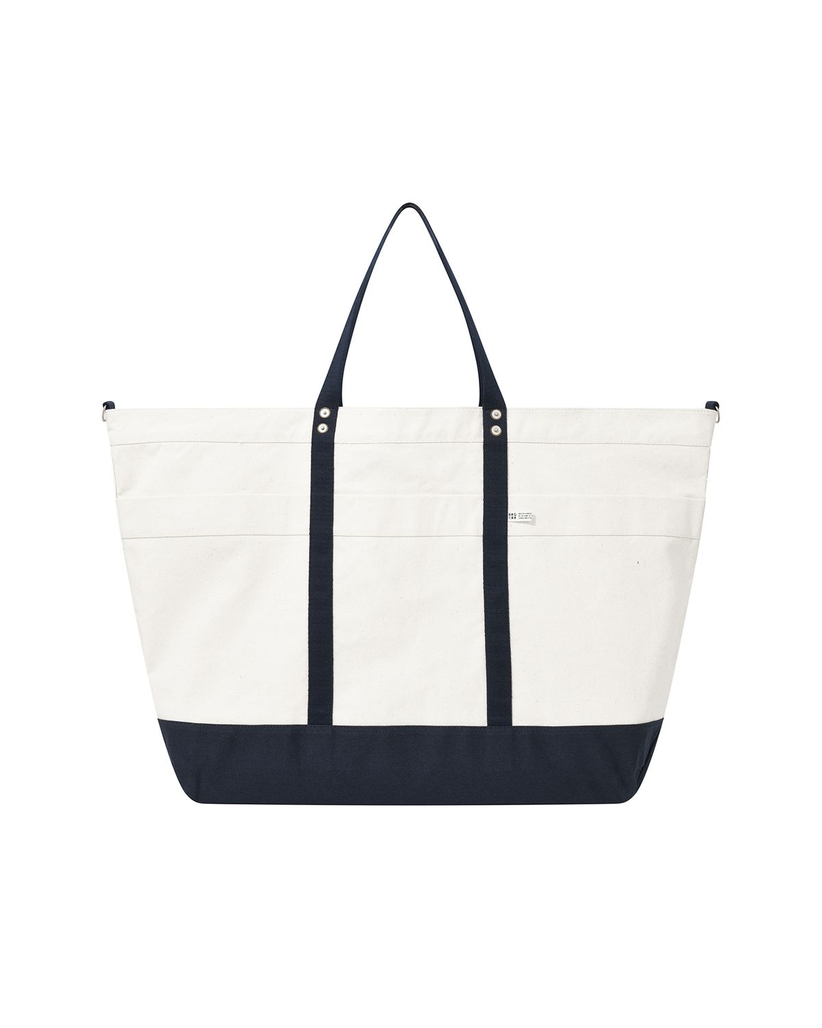 앵글런(ANGLAN) Around Canvas Big Tote Bag - Navy